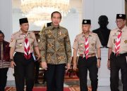 Presiden Jokowi Terima Kunjungan Kwarnas Gerakan Pramuka