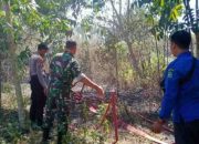 TNI Bersama Polri Sigap Bantu Padamkan Api Akibat Kebakaran Lahan Sekitar Lokasi TPA