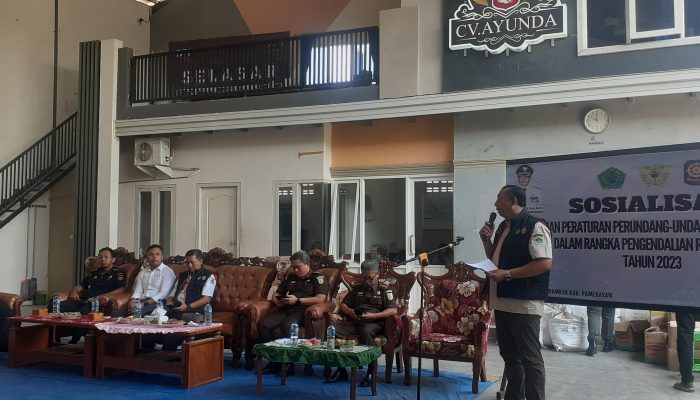 Satpoll PP Gelar Sosialisasi Pengendalian Rokok Ilegal, Cv. Ayunda Apresiasi Upaya Pemerintah Daerah