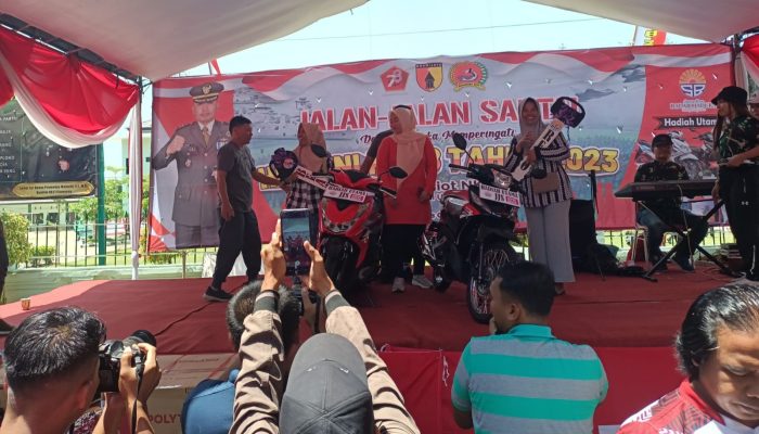 Ribuan Warga Meriahkan HUT TNI Ke-78 Kodim 0827 Sumenep 2 Unit Sepeda Motor Jadi Hadiah Utama