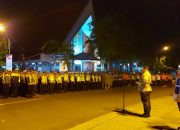 Amanah Kapolres Pamekasan Pimpin Apel PAM Malam Tahun Baru Untuk Waspada Jangan Underestimate