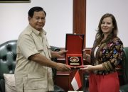 Menhan Prabowo Sambut Hangat Kunjungan Kehormatan Dubes Hongaria H.E. Ms. Lilla Karsay, Bahas Transfer Teknologi