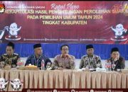 Rapat Rekapitulasi Hasil Perhitungan Suara di KPU Pamekasan Berhasil Digelar