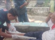 Pengemudi R2 Vario,Tabrak Pengayuh Becak Hingga Patah Kaki