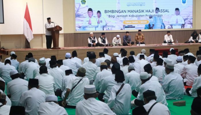 914 CJH Ikuti Bimbingan Manasik Haji Massal