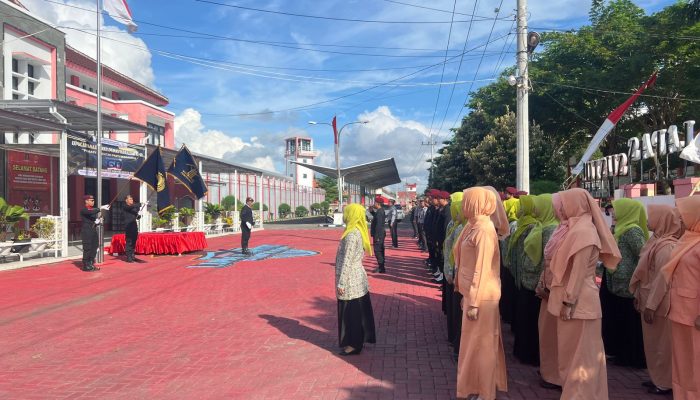 Lapas Narkotika IIA Pamekasan Gelar Upacara Penutupan HBP Ke-60