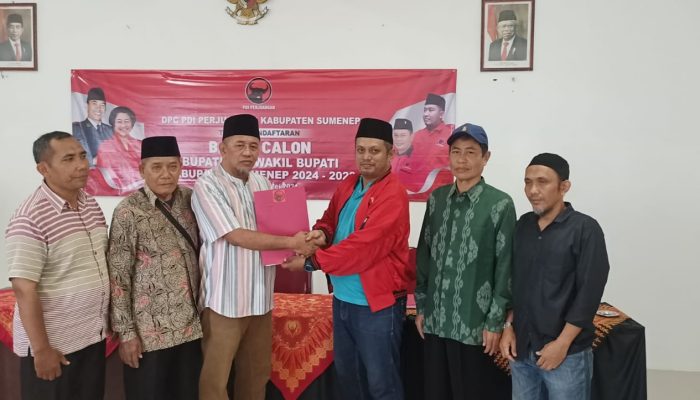 Anggota DPRD Asal Pulau Kangean Resmi Daftarkan Diri Sebagai Bacawabup Sumenep 2024-2029
