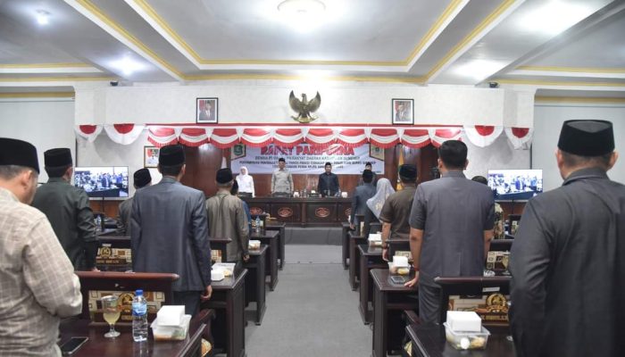 Dukung RPJPD, Begini Penyampaian Pandangan Umum Fraksi DPRD Sumenep