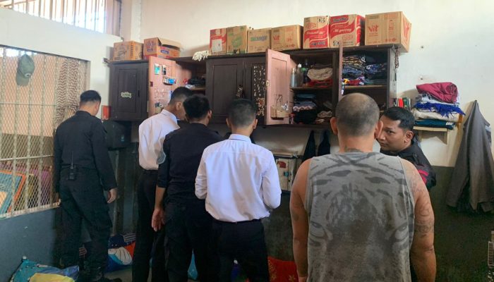 Proaktif, Lapas Narkotika Kelas IIA Pamekasan Rutin Razia Blok Hunian WBP