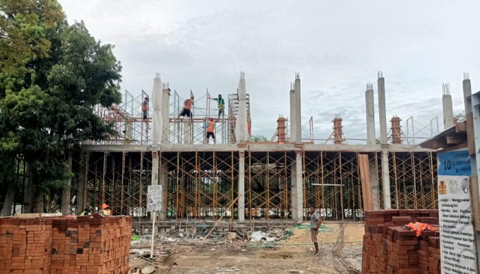 Anggaran Dana 3,114 M, Proyek RKB MTsN 1 Sampang Abaikan K3