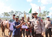 Polres Lumajang Gelar Lomba Pacuan Kuda Semarakkan HUT Bhayangkara ke-78