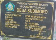 Ada Apa Dengan Bangunan Tembok Penahan Tanah (TPT) Desa Sudimoro, Disinyalir Ada Dugaan Kelebihan 50 Persen
