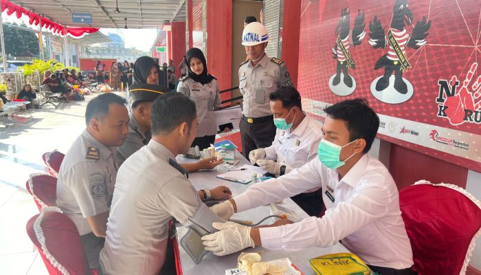 Gelar Pemeriksaan Kesehatan Gratis Bagi Pengunjung dan Petugas Lapas Narkotika Kelas IIA Pamekasan