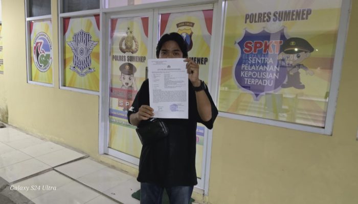 Kerap Upload Konten Hoax, Akun TikTok Sorotin Hukum Dilaporkan ke Polres Sumenep