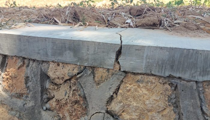 Rusaknya Proyek TPT DD di Desa Jungkarang Terkesan Dibiarkan, Begini Tanggapan Kasi PMD Kecamatan Jrengik Sampang