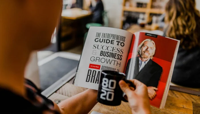 Buku motifasi bisnis.