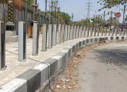 LSM GERAH Soroti Dugaan Korupsi, Taman Bahu Jalan Di GOR Sidoarjo