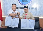 Langkah Konkret BNN Gandeng Kwarcab Gerakan Pramuka Ciptakan Kabupaten Lumajang Bersih Narkoba