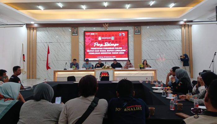 KPU Lumajang Umumkan Penetapan Dua Pasangan Calon Bupati dan Wakil Bupati Pemilu Serentak 2024