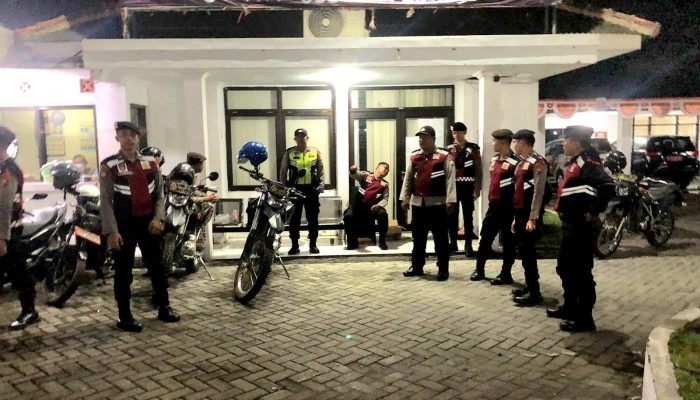 Polres Lumajang Tingkatkan Keamanan Gudang Logistik dan Kantor KPU