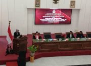 Rapat Paripurna, Umumkan Sekaligus Pengambilan Sumpah Pimpinan Definitif DPRD Kabupaten Lumajang Masa Jabatan 2024-2029