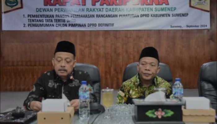Gerak Cepat DPRD Sumenep Berhasil Selesaikan Pembentukan Pansus