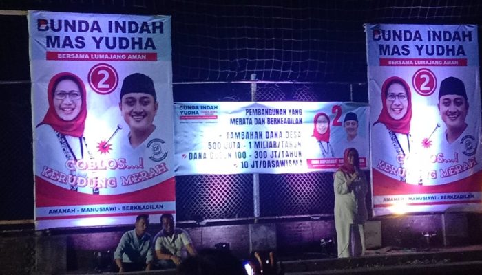 Fitnah, Paslon Nomor Urut II Bunda Indah Mas Yudha Tepis Tudingan Bakal Hapus Tahlilan dan Yasinan