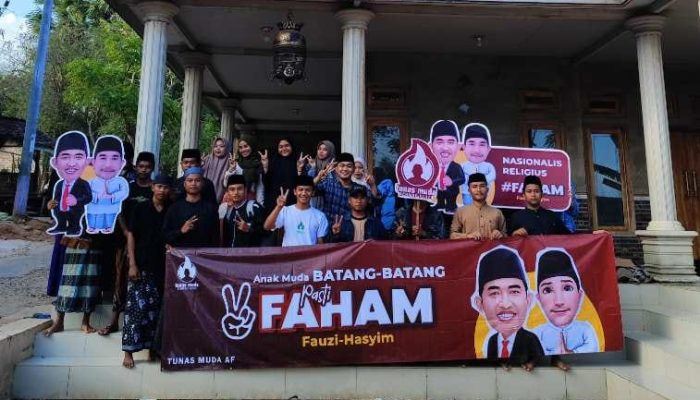 Dukung Program Berkelanjutan, Pemuda Batang Batang Dukung FAHAM Memang Pilkada Sumenep