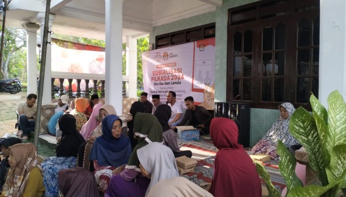 Part II, Sosialisasi Pilkada 2024 AJS dan KPU Sumenep Sasar Ibu – Ibu dan Lansia