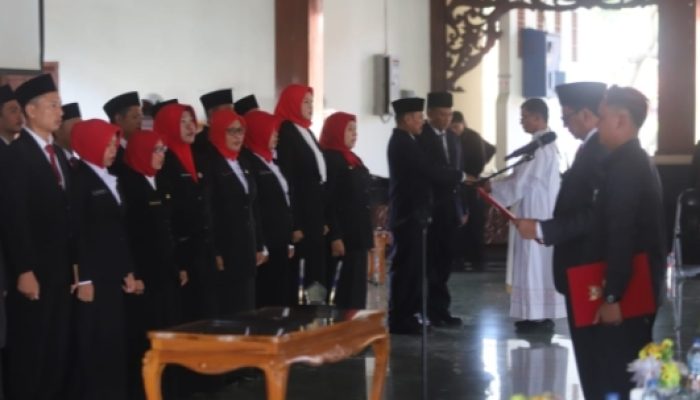 Lantik 33 Pengawas Sekolah, Masrukin Sebut Yang Terpilih Merupakan Kader Terbaik Pemkab Pamekasan