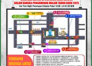 Polres Pamekasan Berlakukan Car Free Night KawasanTaman Monumen Arek Lancor Saat Malam Tahun Baru 2025