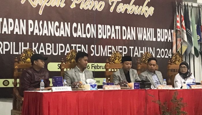 KPU Sumenep Tetapkan Pasangan Achmad Fauzi-Imam Hasyim Bupati dan Wakil Bupati Terpilih Pilkada 2024