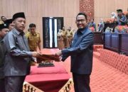 Rapat Paripurna DPRD Sumenep Hasil Penetapan KPU Terhadap Paslon Bupati-Wakil Bupati Terpilih Fauzi-Imam