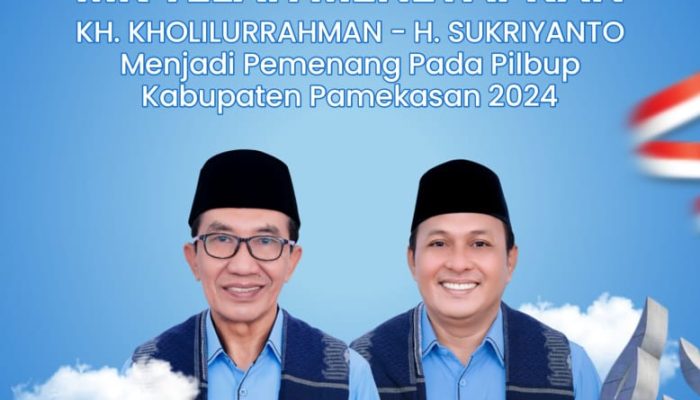 PHPU Ditolak MK, Paslon Bupati dan Wabup Pamekasan Kholilurrahman dan Sukriyanto Potensi Dilantik