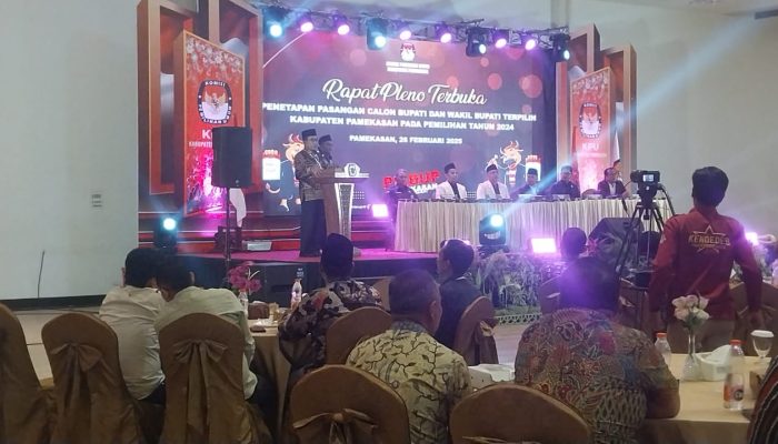 KPU Pamekasan Tetapkan Bupati dan Wabup Terpilih Hasil Pilkada 2024