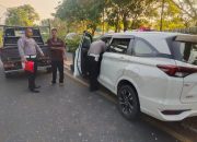 Polantas Olah TKP Laka Lantas Tunggal TKP di Jalan Raya Trunojoyo Pamekasan