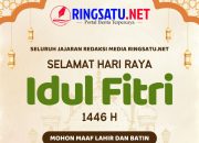 Keluarga Besar Media RINGSATU.Net Mengucapkan Selamat Hari Raya Idul Fitri 1446 H/2025 M
