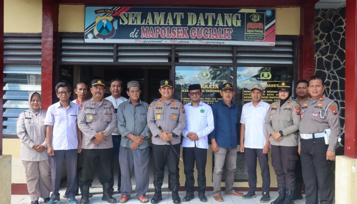 Kapolres Lumajang Sambangi Polsek Gucialit, Tekankan Sinergi Jelang May Day