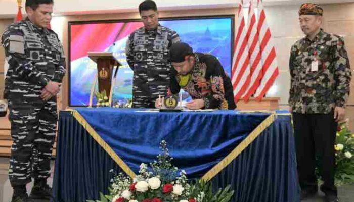 Pemkab Sumenep Hibahkan Aset Tanah ke TNI AL Bentuk Dukungan Pembangunan Disektor Pertahanan Laut