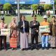 FOTO: Kapolres Lumajang AKBP Alex Sandy Siregar, S.I.K., S.H., M.H., Bupati Lumajang Ir. Indah Amperawati Masdar, M.Si., Usai Upacara peringatan Hari Pendidikan Nasional (Hardiknas) tahun 2025