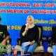 FOTO: pembina PKBM kabupaten Lumajang, Dewi Natalia Yudha Aji Kusuma tengah membeeikan sambutan dalam kegiatan pembinaan pencegahan penyalahgunaan Narkoba, psipotropika, zat efektif, minuman keras