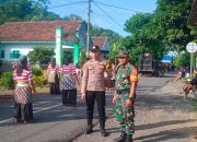 Sinergitas TNI-Polri Wujudkan Pengamanan Tertib Perayaan Adat Unduh-Unduh di Tempursari