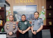 Jalin Sinergi Antar Lembaga, Dandim 0821 Terima Kunjungan Kapolres dan Kalapas Lumajang