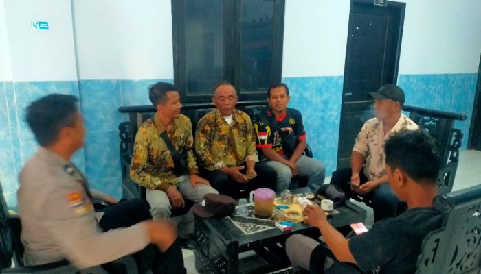 Polsek Kunir Sosialisasikan Call Center 110 dan Himbauan Kamtibmas ke Warga Jatimulyo