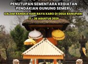 Demi Menghormati Hari Raya Karo, Aktivitas Pendakian Gunung Semeru Ditutup Sementara