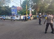 Polres Lumajang Amankan Lomba Lari Fun Run 2025 di Simpang Empat Samsat