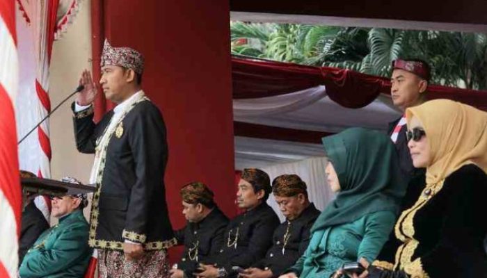 Upacara Memperingati HUT RI ke-80, Bupati Sumenep Cak Fauzi Ajak Masyarakat Isi Kemerdekaan Dengan Kerja Nyata