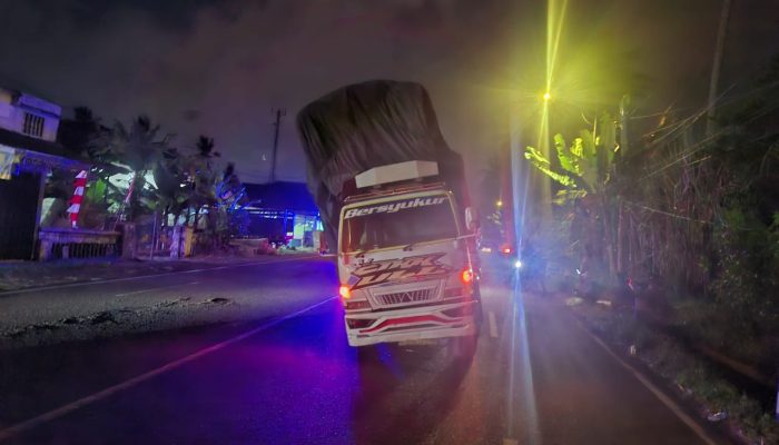 Patroli “Blue Light” Satlantas Polres Lumajang Sasar Balap Liar dan Truk Odol