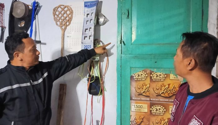 Foto: Kapolsek Senduro AKP Wahono Pudji Santoso saat berada di TKP