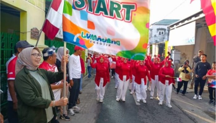 Langkah Bersama Warga Lumajang Jadi Simbol Kekuatan Sosial Di HUT Ke 80 RI